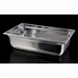Gastronomia, Bacinella Acciaio a Tenuta per Sottovuoto 1/1, h 150 mm