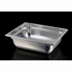 Gastronomia, Bacinella Acciaio a Tenuta per Sottovuoto 1/2, h 100 mm