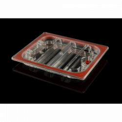 Gastronomia, Coperchio in tritan con guarnizione per conservazione 1/2