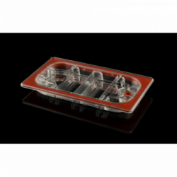 Gastronomia, Coperchio in tritan con guarnizione per conservazione 1/3