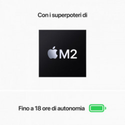 Apple MacBook Air M2 8-core CPU 10-core GPU 512GB SSD - Galassia *ESTENSIONE GARANZIA3 3 ANNI IN PIU' in omaggio*