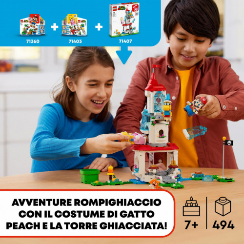 LEGO Pack espansione Costume di Peach gatto e...