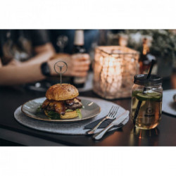 Moesta 10507 - Spiedini per Hamburger , Set da 6