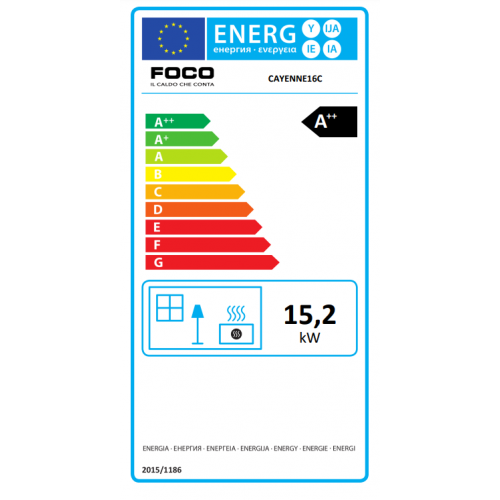 Foco Cayenne - Stufa a Pellet Canalizzata,...