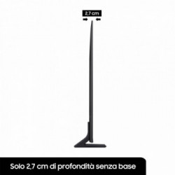 Samsung QE75Q70B - Smart TV 75 pollici QLED UHD 4K HDR Wi-Fi Titan Gray 2022