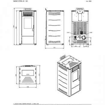 Foco Basic Steel - Stufa a... 2