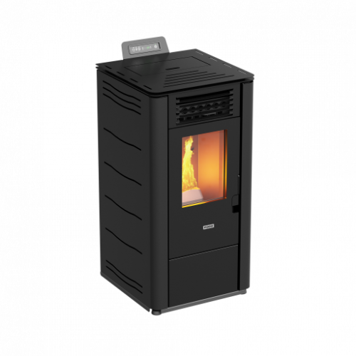 Foco Basic Steel - Stufa a Pellet, Modello 10,...