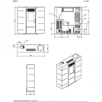 Foco Slim - Stufa a Pellet,... 2