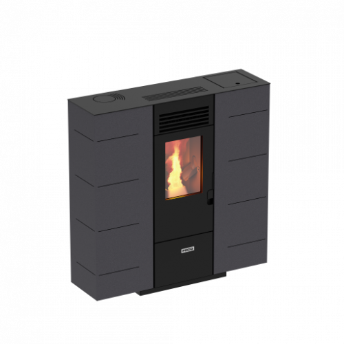Foco Slim - Stufa a Pellet, Modello 6, 6,53 kw,...