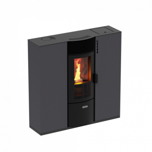Foco Slim - Stufa a Pellet, Canalizzata,...