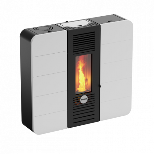 Foco Slim - Stufa a Pellet, Canalizzata,...