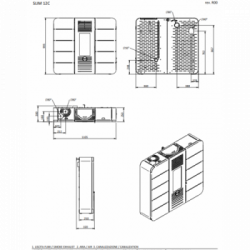 Foco Slim - Stufa a Pellet, Canalizzata, Modello 12C, 12,01 kw, Bianco