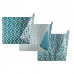 Villa D'Este Home Tivoli 'Bali Leaf', Set 6 Tovagliette double face antimacchia