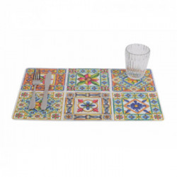 Villa D'Este Home Tivoli 'Costiera', Set 6 Tovagliette double face