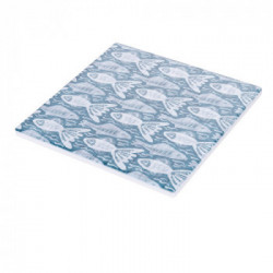 Villa D'Este Home Tivoli 'Cozumel', Set 2 Sottobicchieri quadrato 10x10 cm in ceramica