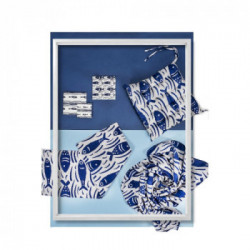 Villa D'Este Home Tivoli 'Tulum', Set 2 Sottobicchieri quadrati 10x10 cm in ceramica