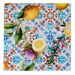 Villa D'Este Home Tivoli 'Italian Beauty', Set 6 Sottobicchieri 10x10 cm in ceramica