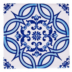 Villa D'Este Home Tivoli 'Italian Beauty', Set 6 Sottobicchieri 10x10 cm in ceramica