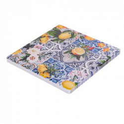 Villa D'Este Home Tivoli 'Italian Beauty', Set 6 Sottobicchieri 10x10 cm in ceramica