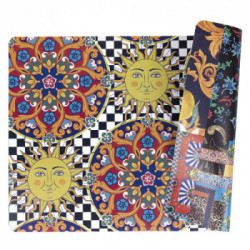 Villa D'Este Home Tivoli 'Italian Beauty', Set 6 Tovagliette double face antimacchia