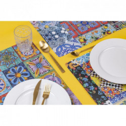 Villa D'Este Home Tivoli 'Italian Beauty', Set 6 Tovagliette double face antimacchia