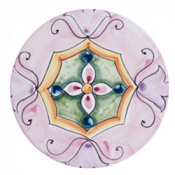 Villa D'Este Home Tivoli 'Infinito', Set 3 Sottobicchieri tondi Ø 10 cm in ceramica