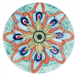 Villa D'Este Home Tivoli 'Infinito', Set 3 Sottobicchieri tondi Ø 10 cm in ceramica