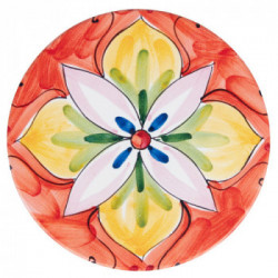 Villa D'Este Home Tivoli 'Infinito', Set 3 Sottobicchieri tondi Ø 10 cm in ceramica