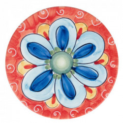 Villa D'Este Home Tivoli 'Infinito', Set 3 Sottobicchieri tondi Ø 10 cm in ceramica