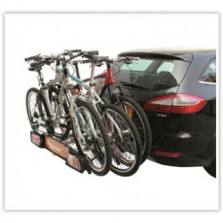 Peruzzo Parma - Portabici Gancio Traino a 3 bici, di acciaio