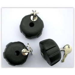 Peruzzo Accessori KIT 3 pomelli antifurto stessa chiave 365/3