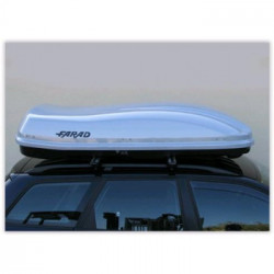 Farad Baule Marlin F3 680 litri Box Auto Grigio Metallizzato 100x210x42 cm 