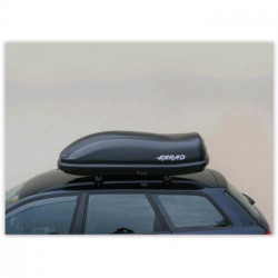 Farad Baule Marlin Box Auto Nero Goffrato 160x80x40cm 400 litri