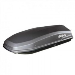 Farad Baule Torpedo Box Auto Nero Goffrato - 160x80x40cm 400 litri