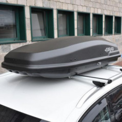 Farad Baule Torpedo Box Auto Nero Goffrato - 160x80x40cm 400 litri