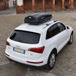 Farad Baule Torpedo Box Auto Nero Goffrato - 160x80x40cm 400 litri