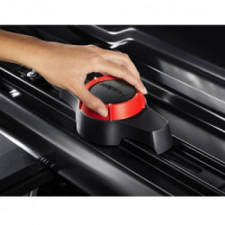 Hapro 'Traxer 6.6', Box tetto nero lucido 410L