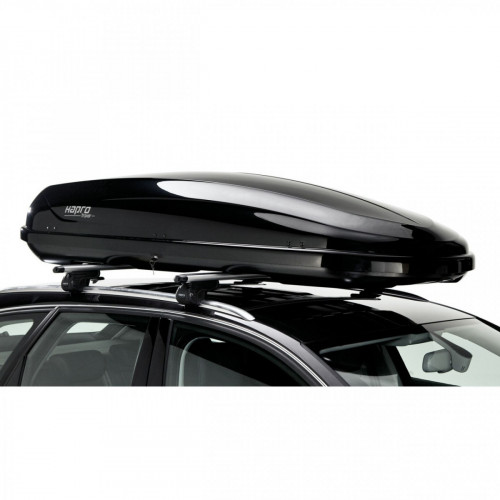 Hapro 'Traxer 8.6', Box tetto nero lucido 530L