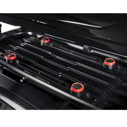 Hapro 'Traxer 8.6', Box tetto nero lucido 530L