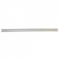 Peruzzo B987 Binario alluminio Imola 1350 mm grigio con 4 tappi diametro 18