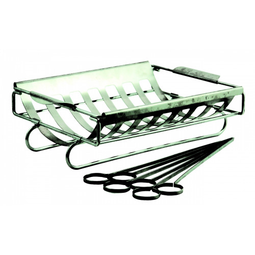 Grandhall Kit Griglia per Shish Kebab e Costine