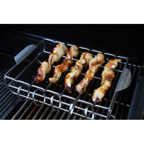 Grandhall Kit Griglia per Shish Kebab e Costine