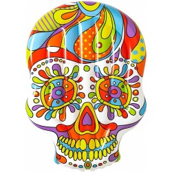 Bestway 43194 Art Collection - Isola Gonfiabile, Fiesta Skull, 193x141 cm