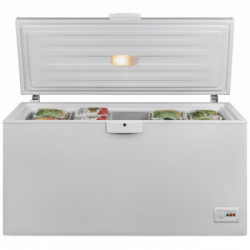 Beko HSA37540N - Congelatore a Pozzetto, 350 Litri, Classe E, 86 x 155.5 x 67.5 cm