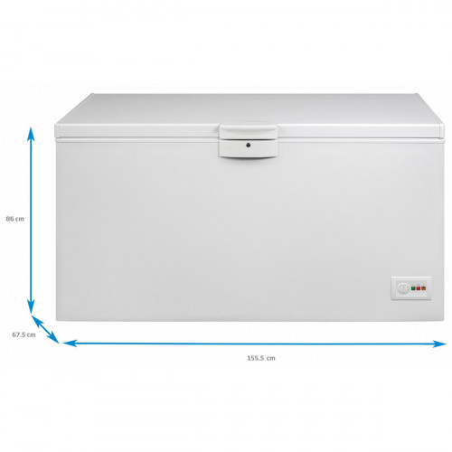 Beko HSA37540N - Congelatore a Pozzetto, 350...