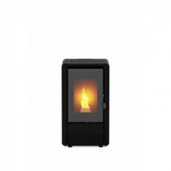 Foco Petit - Stufa a Pellet, Modello 6, 7 kw, Nero