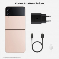 Samsung Galaxy Z Flip4 256GB Pink Gold RAM 8GB Display 1,9" Super AMOLED/6,7" Dynamic AMOLED 2X