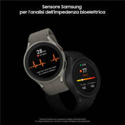 Samsung Galaxy Watch5 Pro Smartwatch Scocca in Titanio 45mm Memoria 16GB Black Titanium