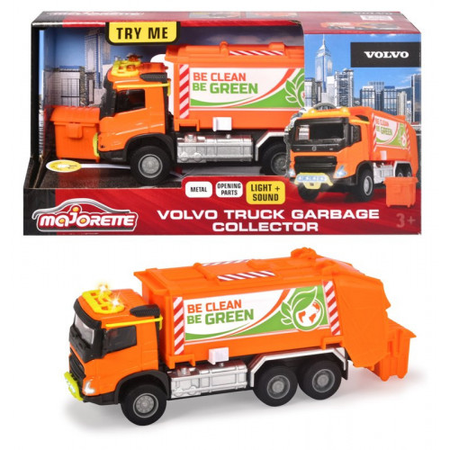 Majorette Volvo Truck Garbge Collector 213743000
