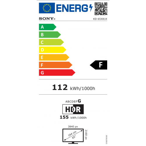 Sony BRAVIA KD-65X81K - Smart TV 65 pollici LED...
